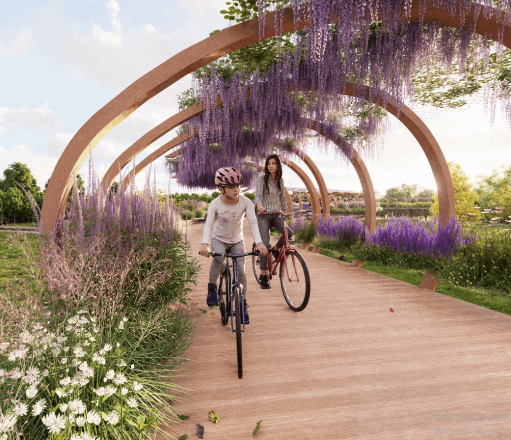 IBA Internationale Bauausstellung Metropolregion München. Fahrradhochweg - Highline - Flower-Line Roland Böving